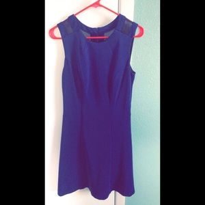 Beautiful Blue and Black w/ Lace Night Out Dress